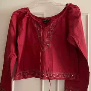 Rose color blouse